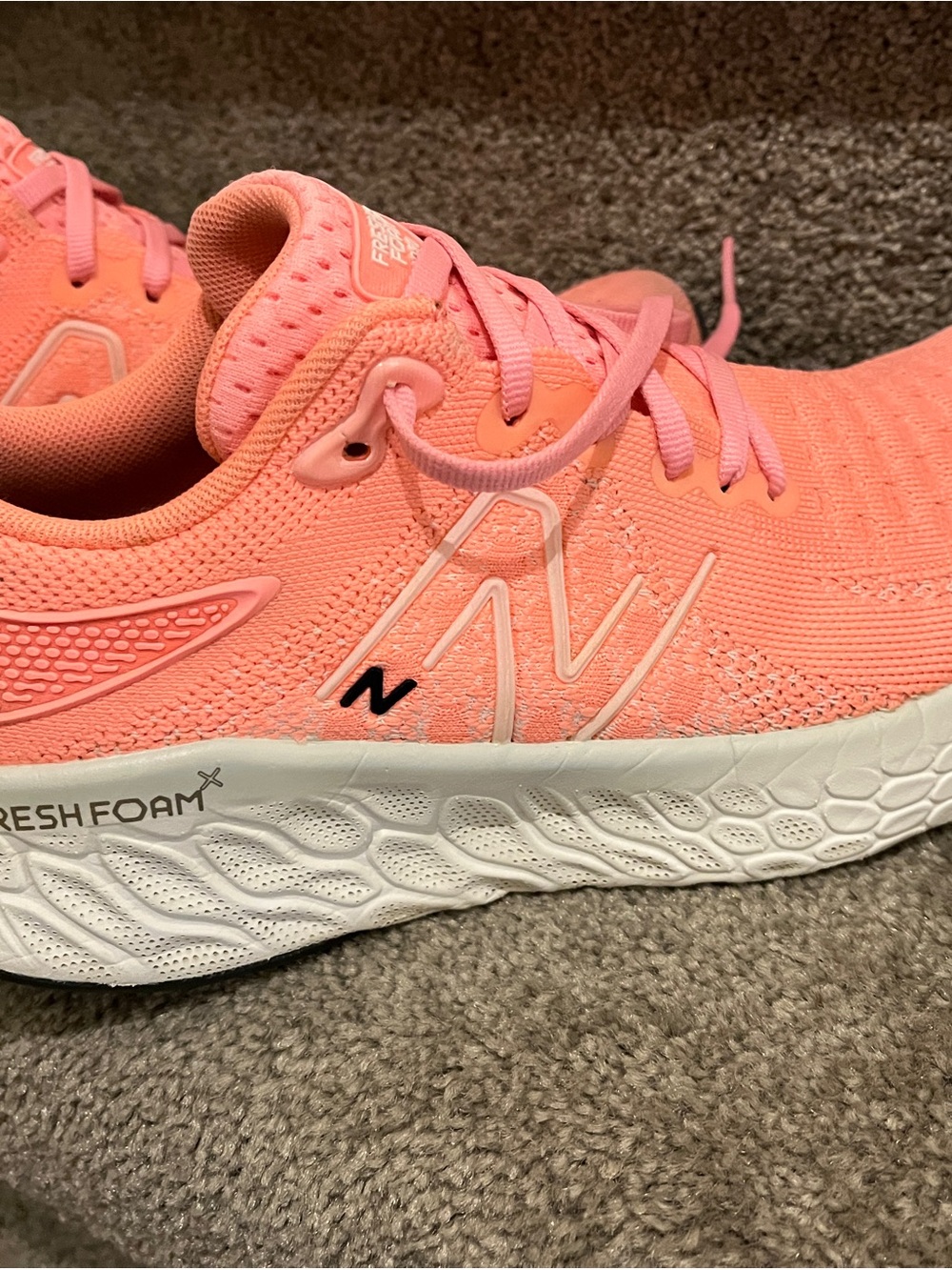 New Balance Coral Pink Fresh Foam Women's Athletic Sneakers